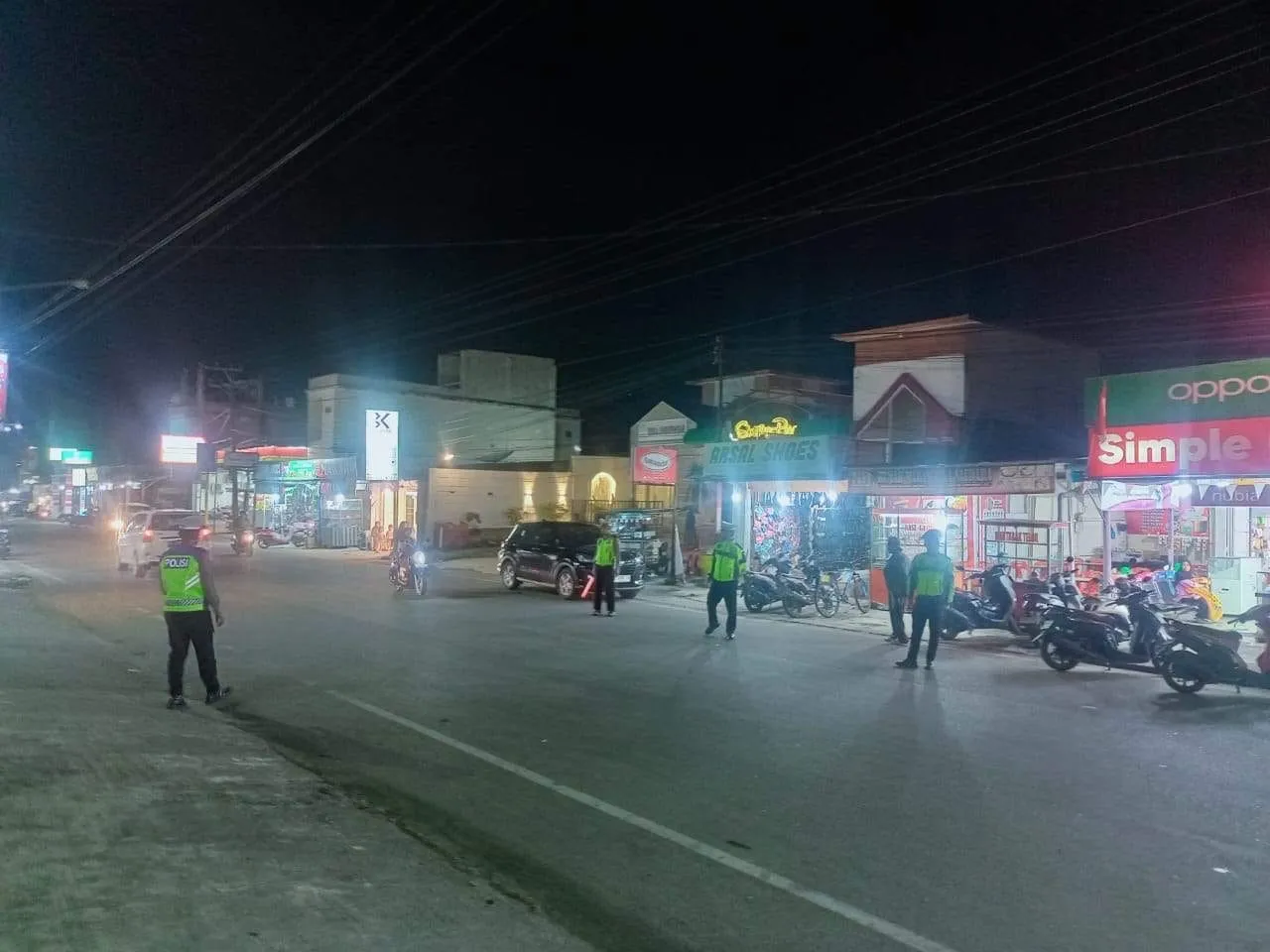 Satlantas Polres Aceh Tengah Gelar Patroli Malam, Jaga Kelancaran Arus Kendaraan