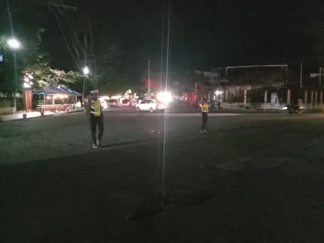 Antisipasi Balap Liar, Sat Lantas Polres Aceh Tengah Gelar Patroli Malam di Takengon