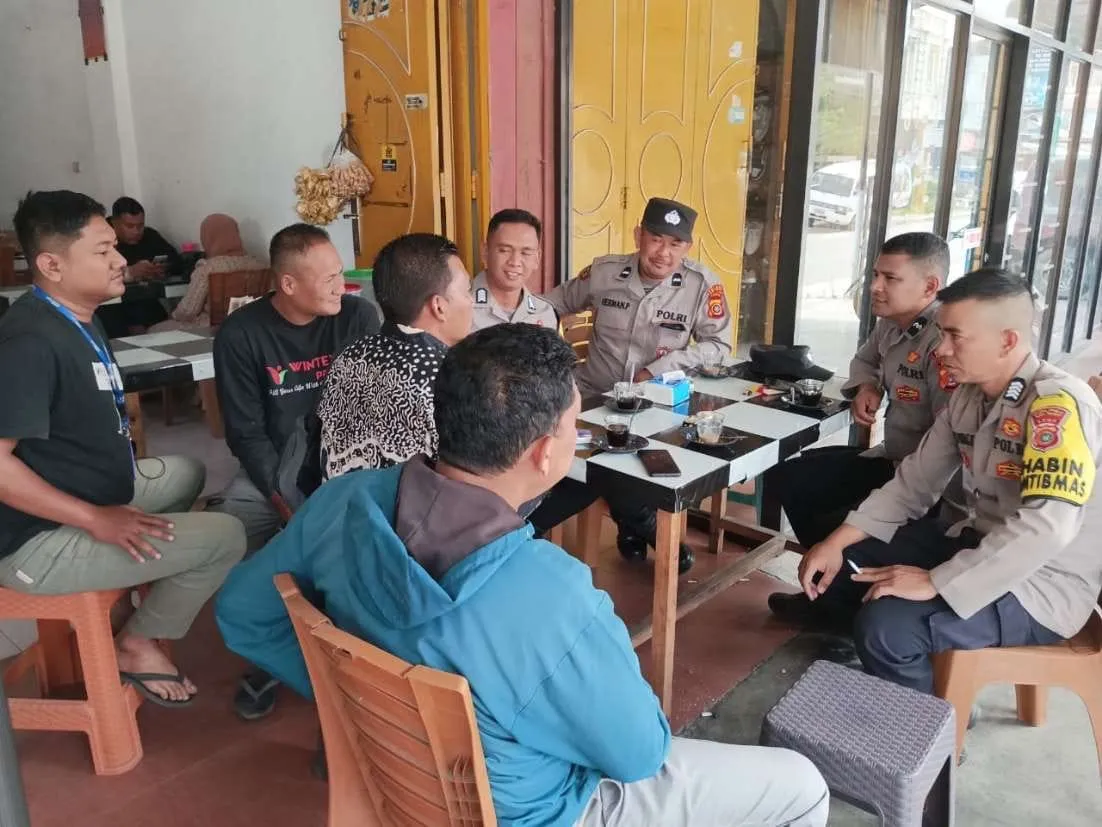 Tidak Hanya Ngopi Pagi, Tapi Juga Jadi Sarana Polsek Kota Takengon Dengarkan Aspirasi Warga