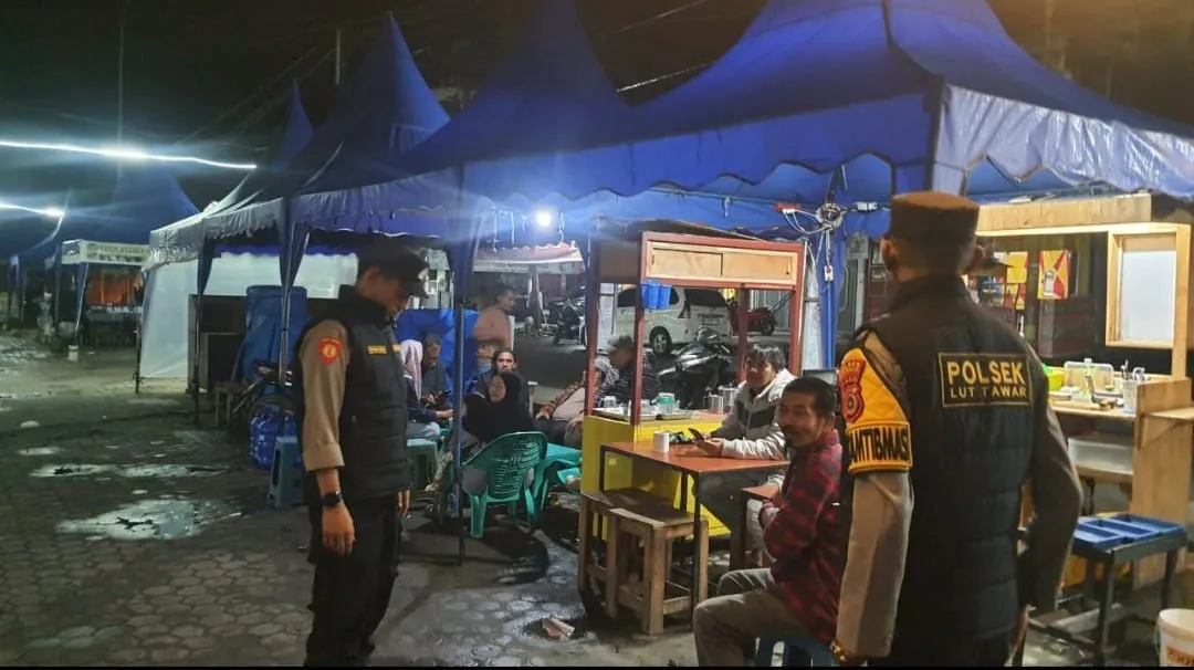 Polsek Lut Tawar Intensifkan Patroli Malam, Jalin Kedekatan dengan Warga dan Pedagang