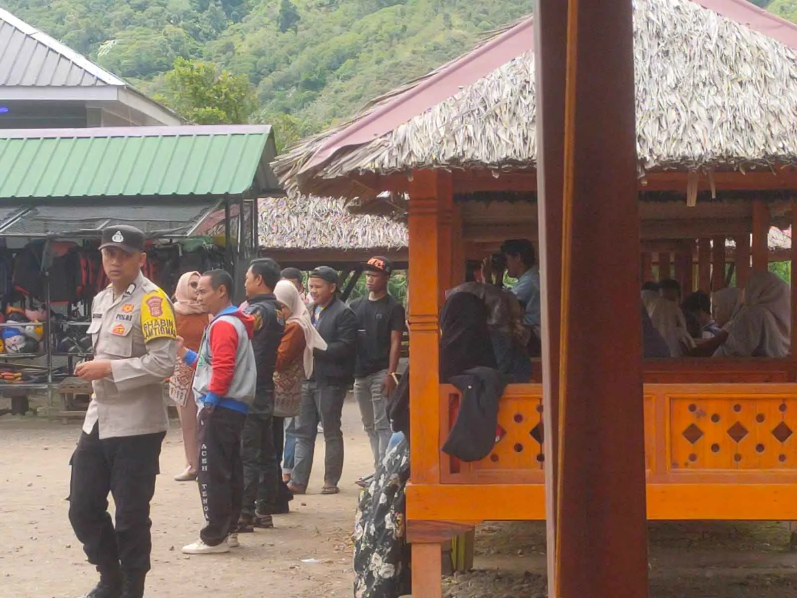 Polsek Pegasing Gelar Patroli Wisata di Arum Jeram Lukup Badak, Berikan Himbauan Keselamatan kepada Pengunjung