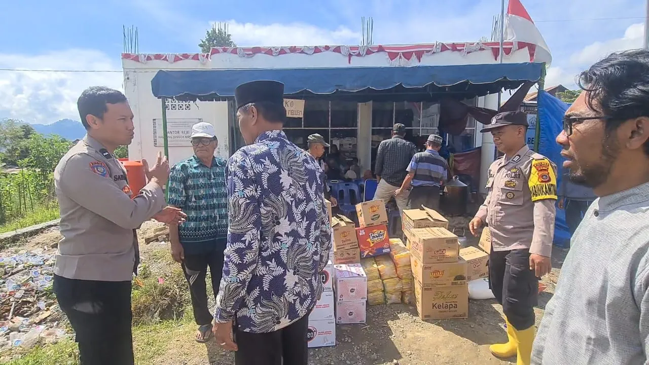 Kapolres Aceh Tengah Salurkan Bantuan Kemanusiaan 