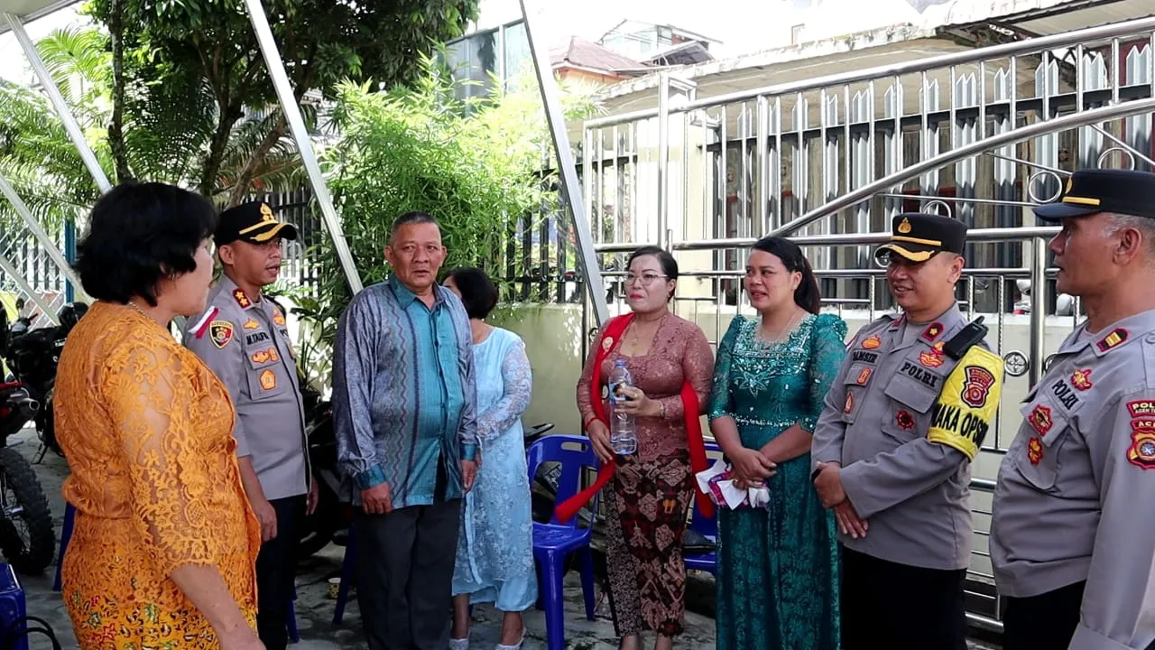 Kapolres Aceh Tengah Cek Pengamanan Perayaan Natal di Dua Gereja