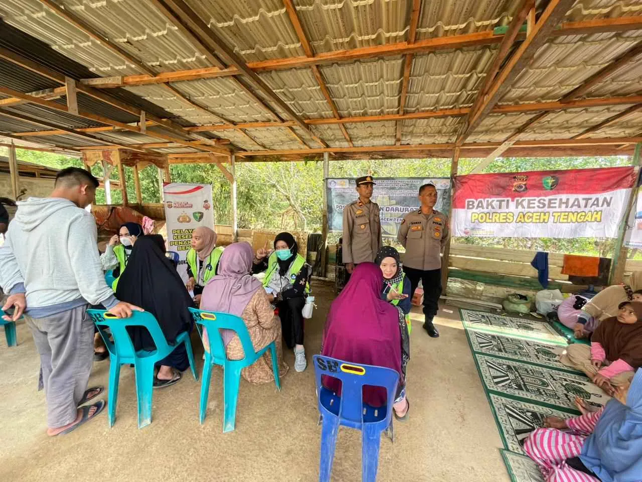 Sentuhan Kemanusiaan di Kala Pegasing, Polres Aceh Tengah Bersama Dokter PPDS USK Layani Kesehatan Warga Gratis