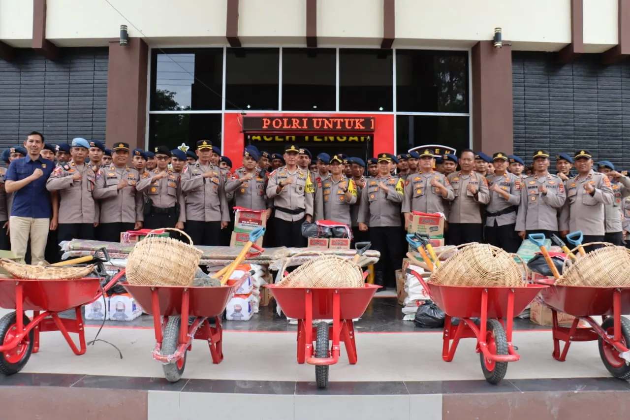 Kapolres Aceh Tengah Sambut 100 Personel BKO Brimob, Perkuat Pemulihan Pascabencana