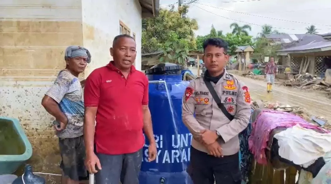Polda Aceh terus Mengoptimalkan Penyediaan Air Bersih bagi Warga Terdampak Bencana di Aceh Tamiang, Melalui Pembuatan Puluhan Sumur Bor