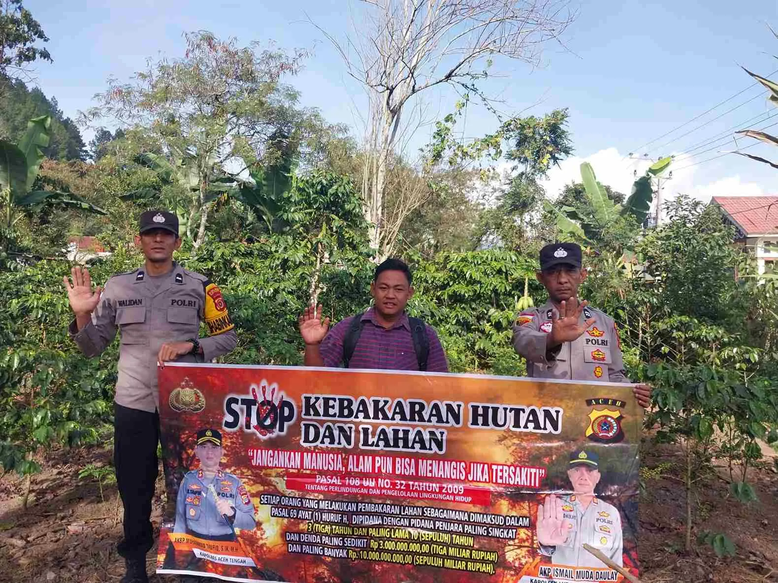 Jaga Alam Gayo Tetap Lestari, Polsek Lut Tawar Turun Langsung Edukasi Pencegahan Karhutla