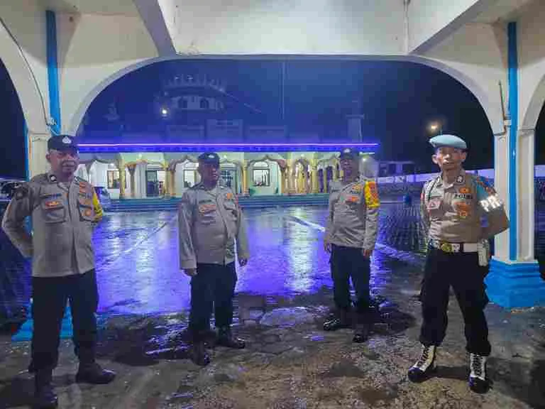 Polres Aceh Tengah Laksanakan Pengamanan Shalat Tarawih di Sejumlah Masjid Kota dan Kecamatan
