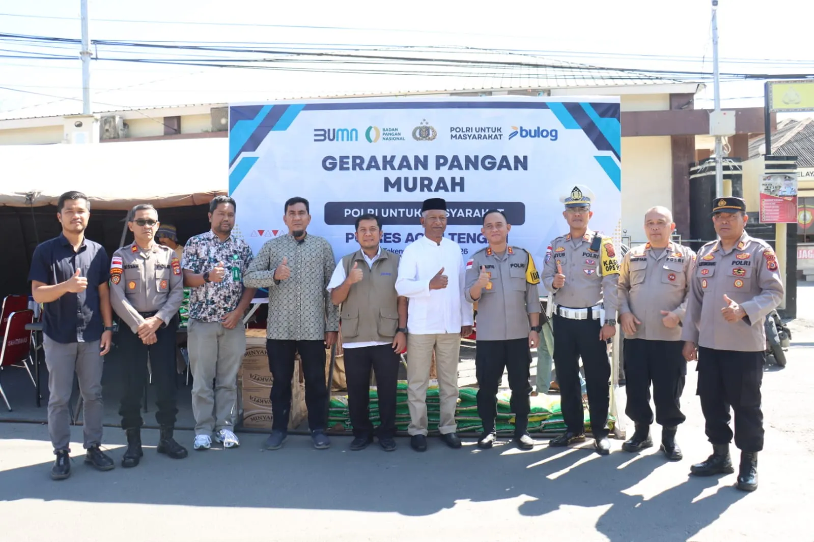 Polres Aceh Tengah Gelar Gerakan Pangan Murah, Bantu Stabilkan Harga Bahan Pokok