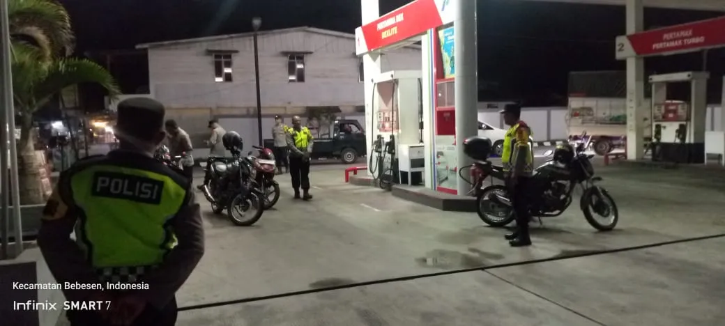 Patroli Malam Polsek Bebesen, Wujud Nyata Ciptakan Rasa Aman