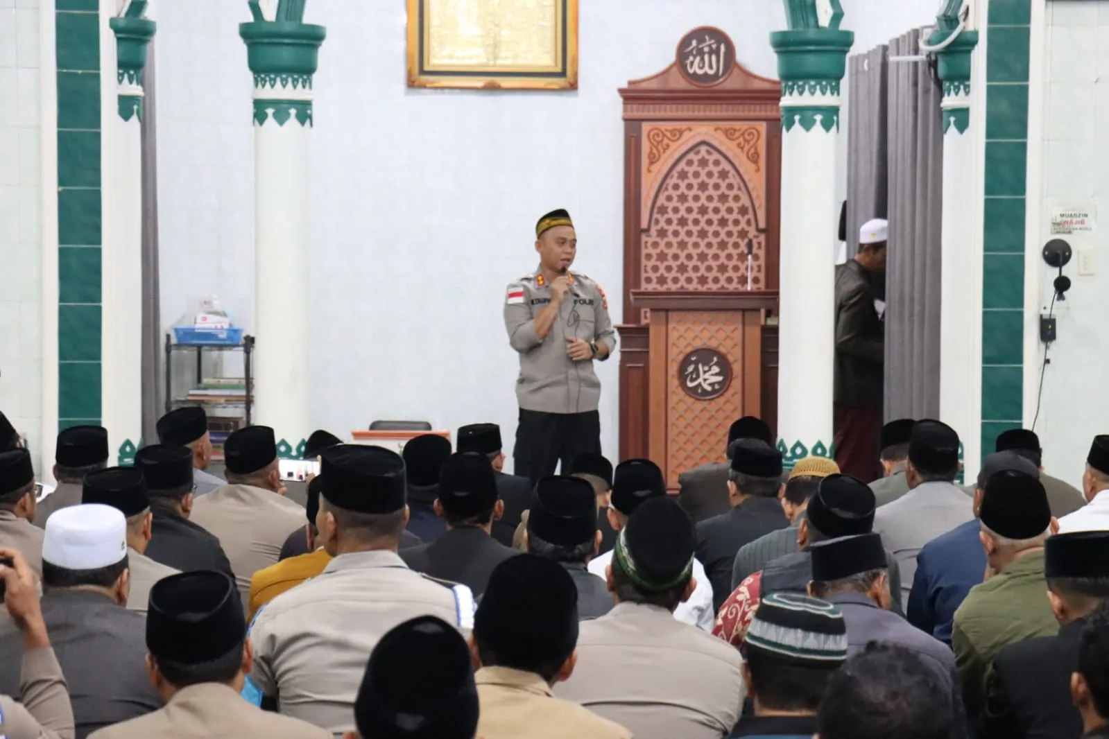 Safari Subuh, Kapolres Aceh Tengah Ajak Warga Jaga Kamtibmas, Waspada Hoaks dan Tingkatkan Pengawasan Anak