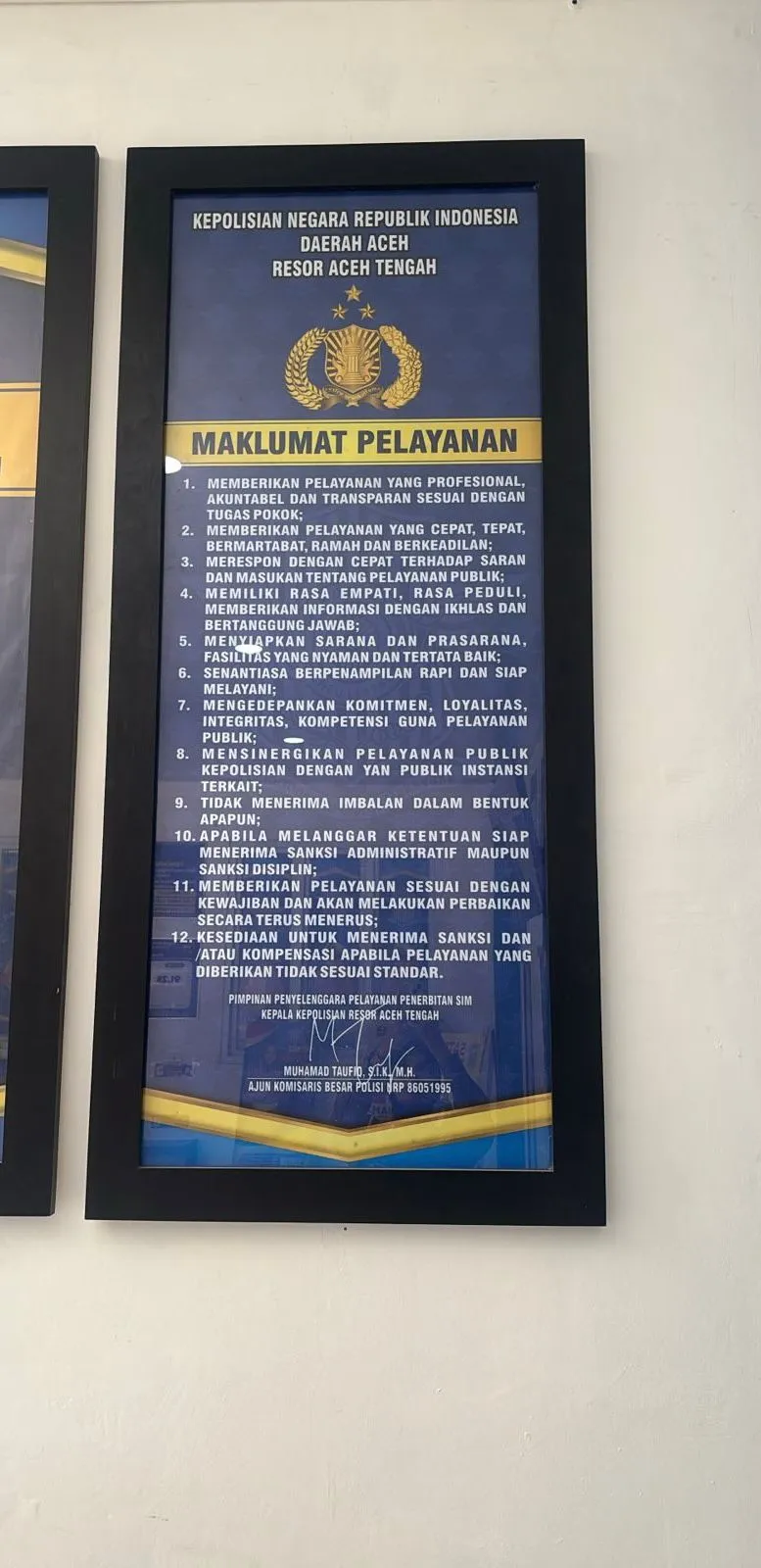 Maklumat pelayanan 