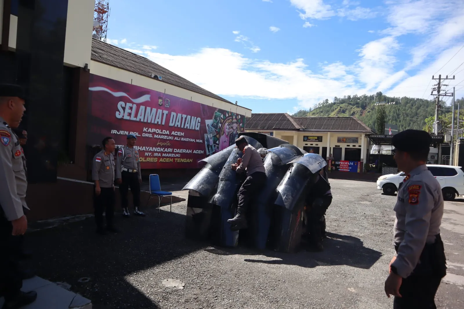 Terus Asah Kemampuan, Polres Aceh Tengah Intensifkan Latihan Pengendalian Massa 