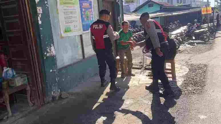 Lewat Patroli Rutin, Polisi Pastikan Keamanan di Pusat Aktivitas Masyarakat Tetap Terjaga