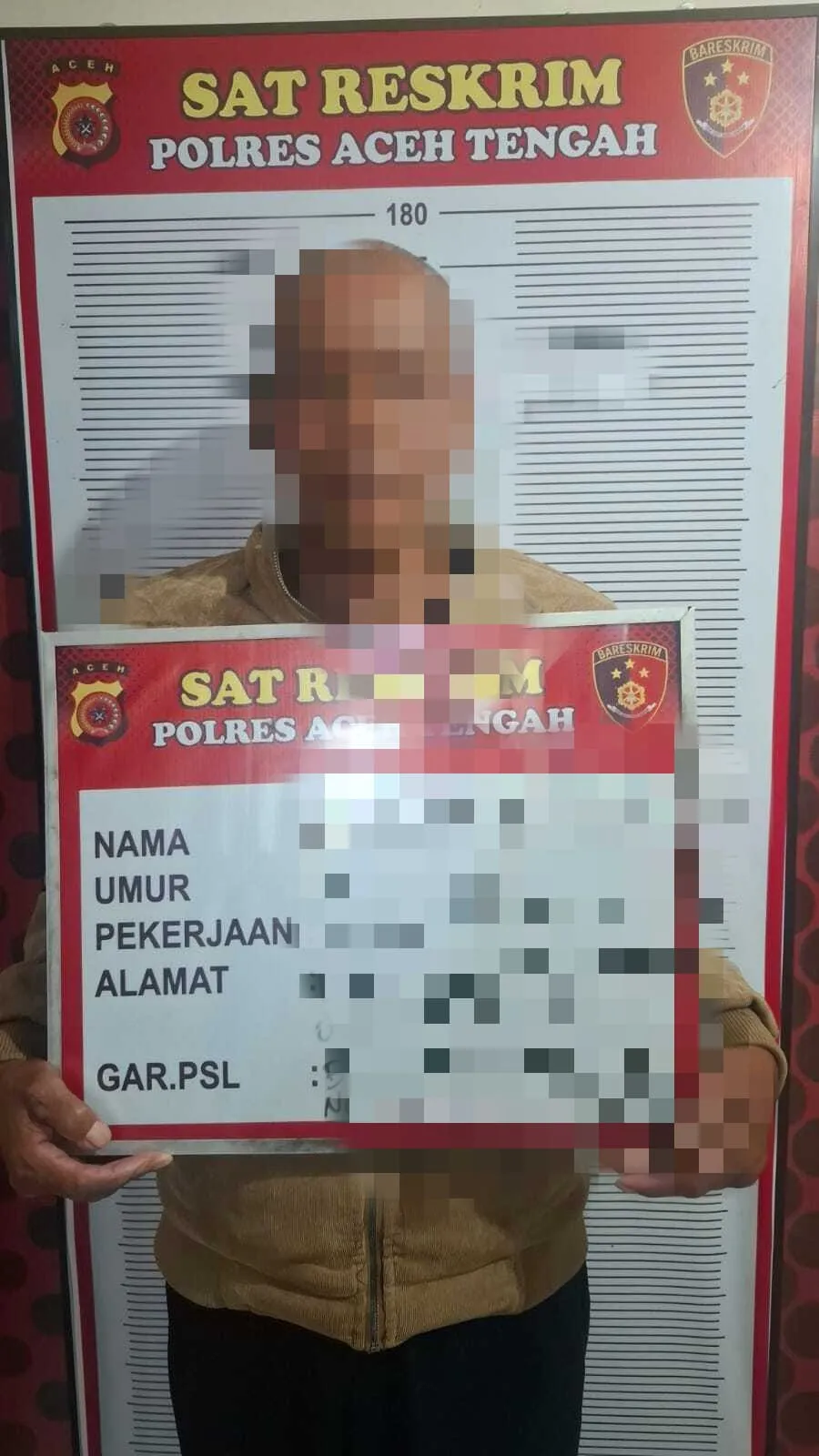 Polres Aceh Tengah Tangkap Pria 60 Tahun, Diduga Lakukan Kekerasan Seksual terhadap Anak