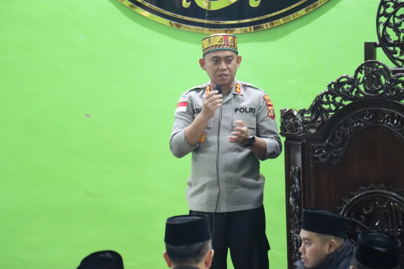 Safari Subuh, Kapolres Aceh Tengah Ajak Warga Jaga Kamtibmas, Kebersihan Lingkungan, dan Bijak Bermedsos