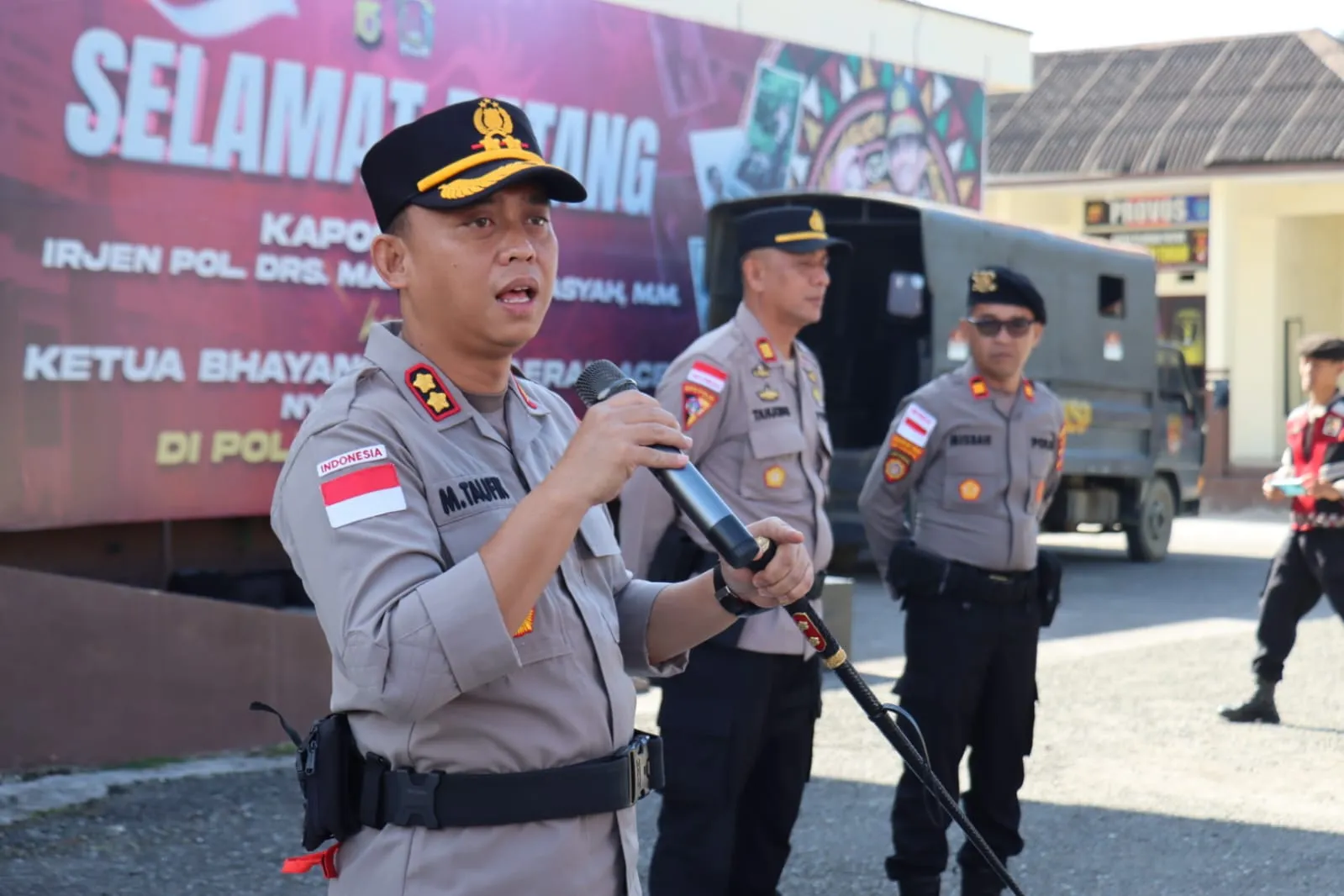 Kapolres Pantau Langsung Latihan Asah Kemampuan Personel dalam Pengamanan dan Pengendalian Massa