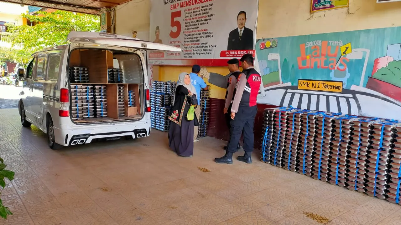 Tak Sekadar Patroli, Sat Samapta Polres Aceh Tengah Jamin Distribusi MBG Tepat Sasaran dan Aman