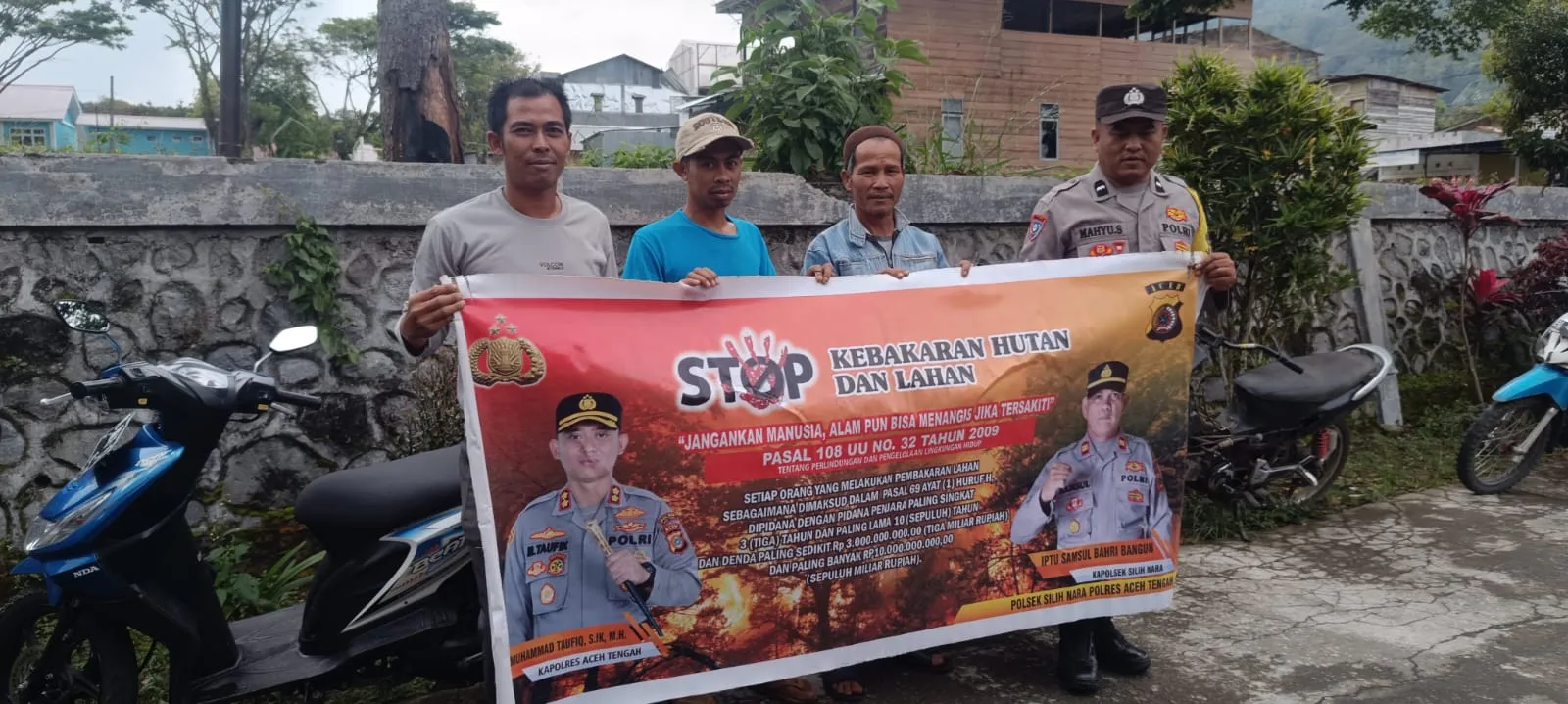 Cegah Karhutla memasuki Musim Kemarau Polres Aceh Tengah Terus Giatkan Patroli dan Sosialisasi