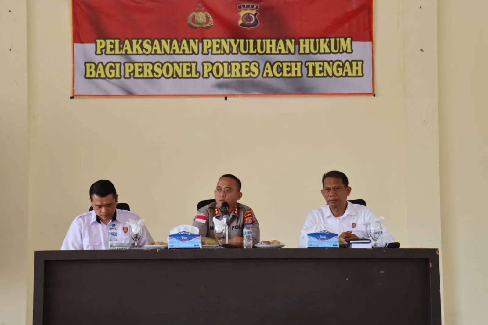 Polres Aceh Tengah Gelar Penyuluhan Hukum, Perkuat Pemahaman Personel tentang KUHP dan KUHAP Baru