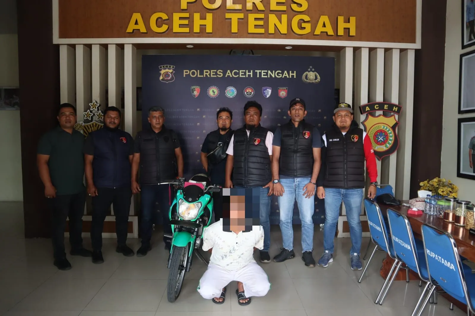 Satreskrim Polres Aceh Tengah Ringkus Pelaku Curanmor, Motor Curian Berhasil Diamankan