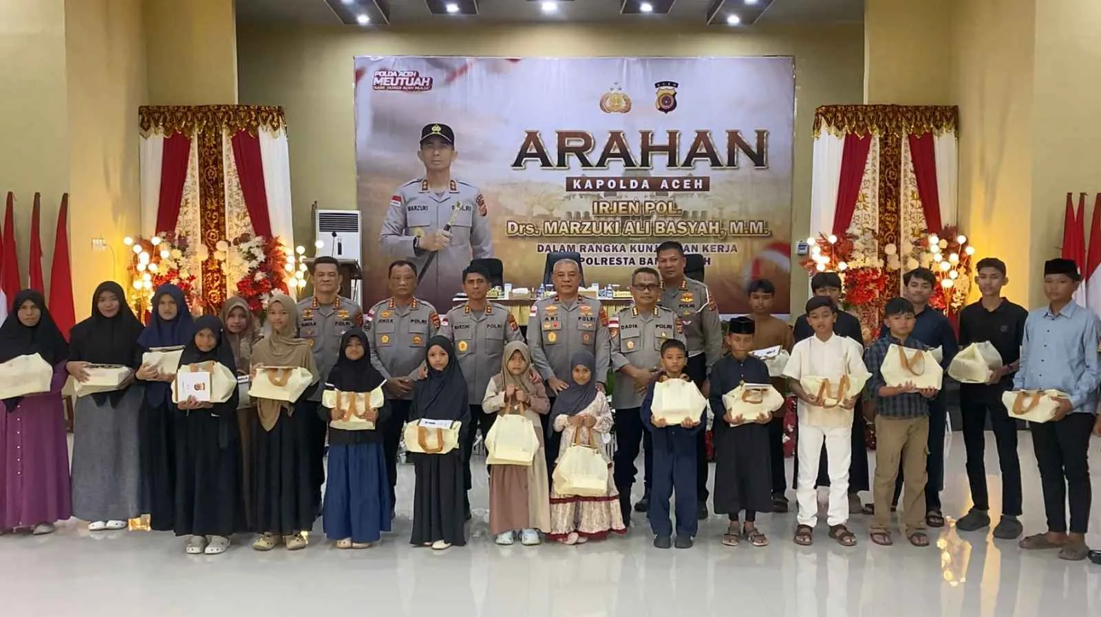 Kunker ke Polresta Banda Aceh, Kapolda Aceh Tekankan Penguatan Pelayanan dan Profesionalisme Polri