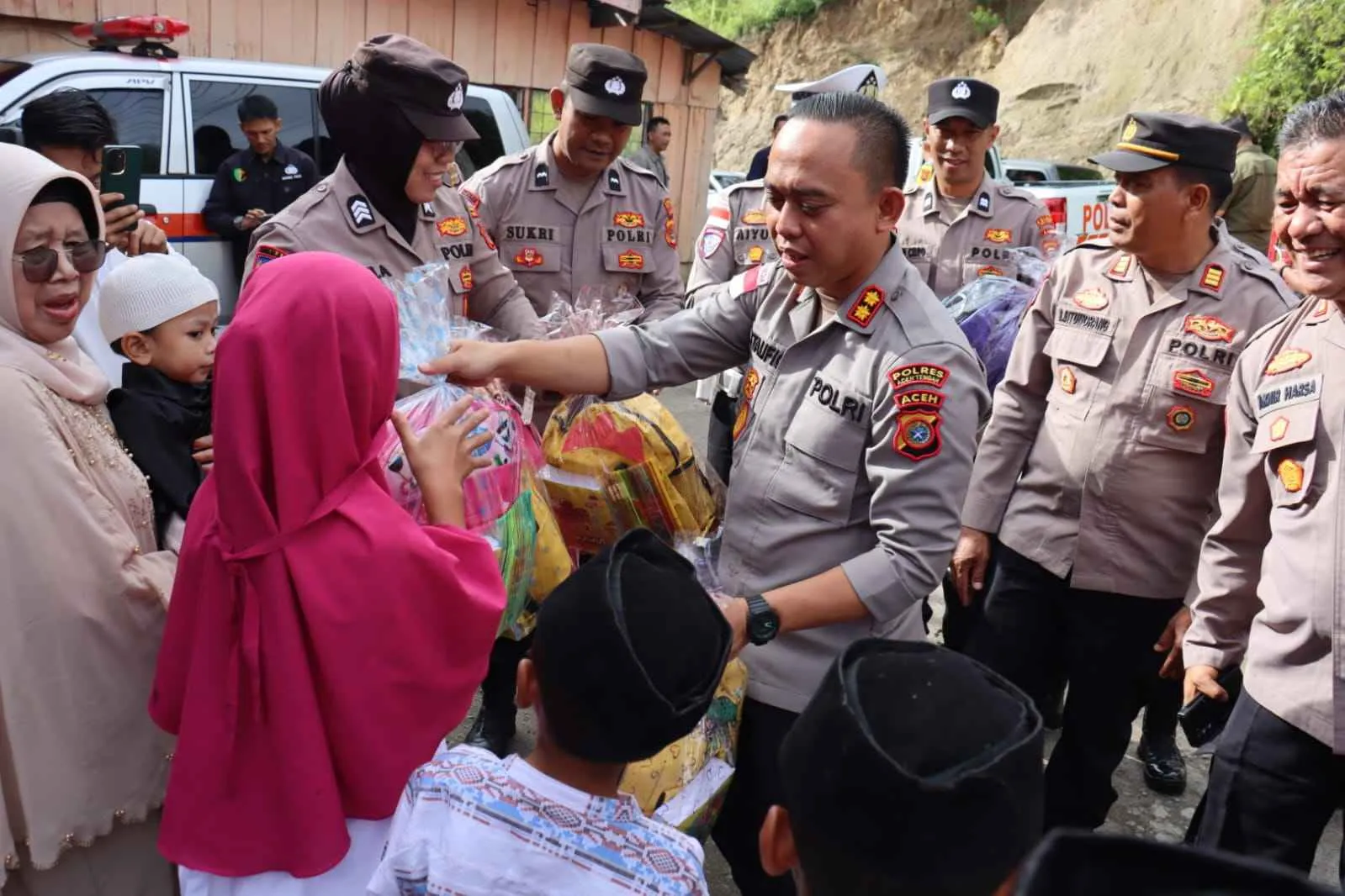 Rabu Berkah Polres Aceh Tengah, Tebar Kepedulian dan Kebahagiaan di Panti Asuhan Sambut HUT Bhayangkara ke-80