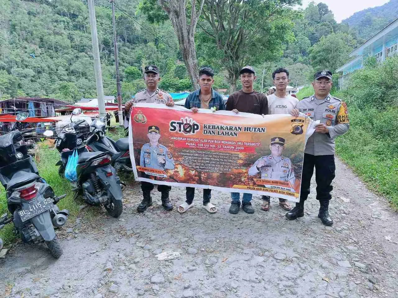 Jajaran Polres Aceh Tengah Cegah Karhutla Rutin Gencarkan Patroli dan Sosialisasi 