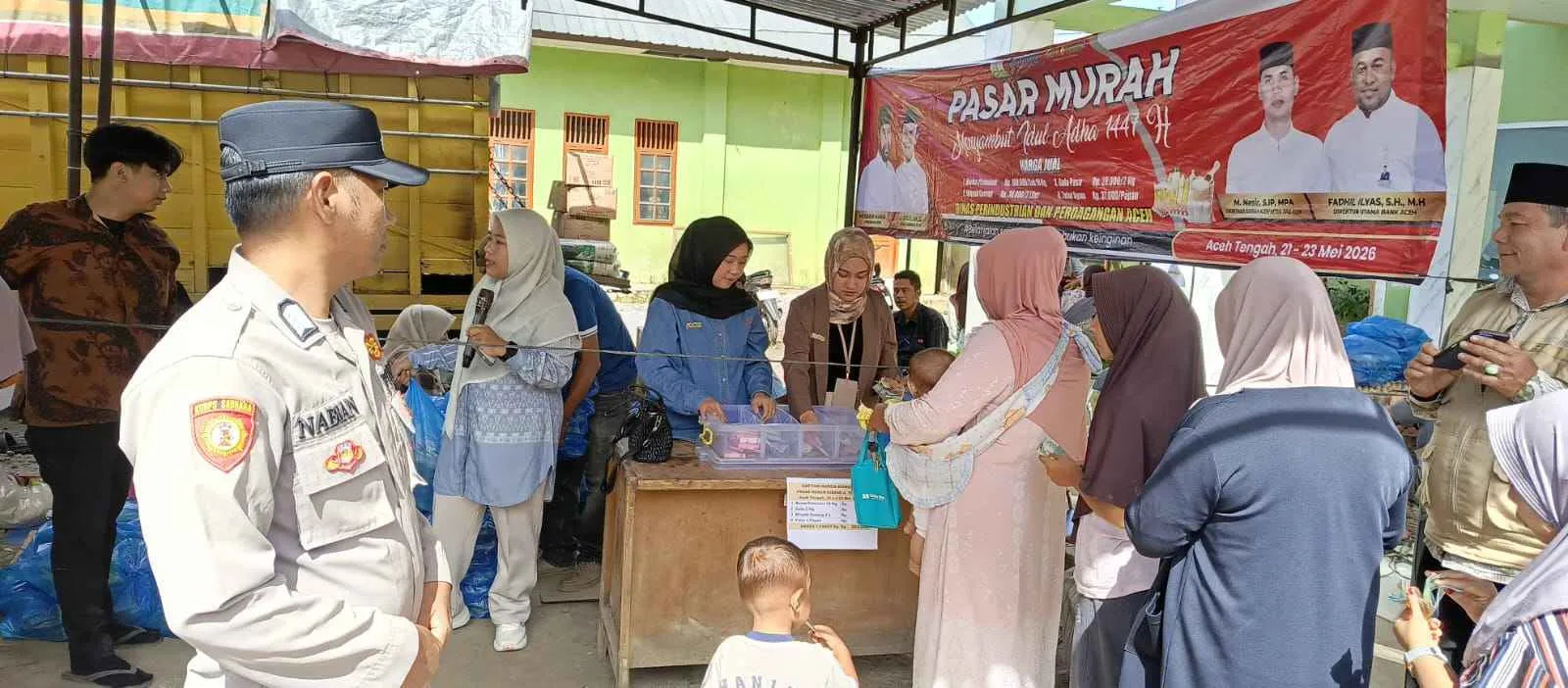 Polsek Bintang Amankan Pasar Murah Jelang Idul Adha, 500 Paket Pangan Disalurkan untuk Warga