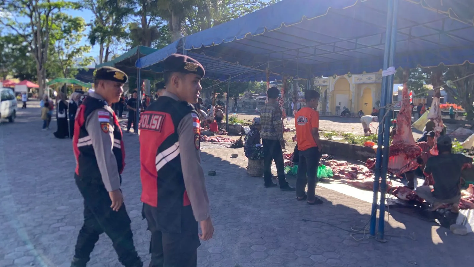 Patroli Idul Adha 1447 H, Sat Samapta Polres Aceh Tengah Pastikan Pemotongan Hewan Kurban Berjalan Aman