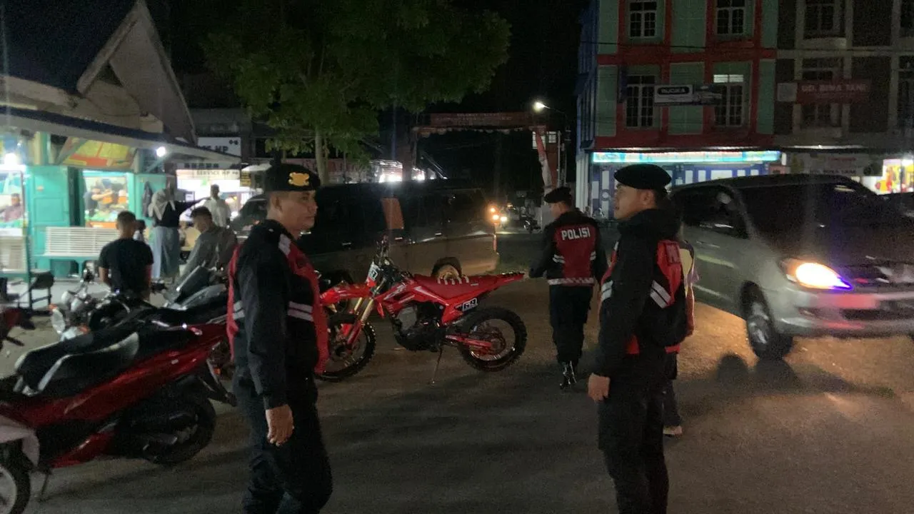 Cegah Aksi Kriminalitas Malam, Sat Samapta Polres Aceh Tengah Intensifkan Patroli