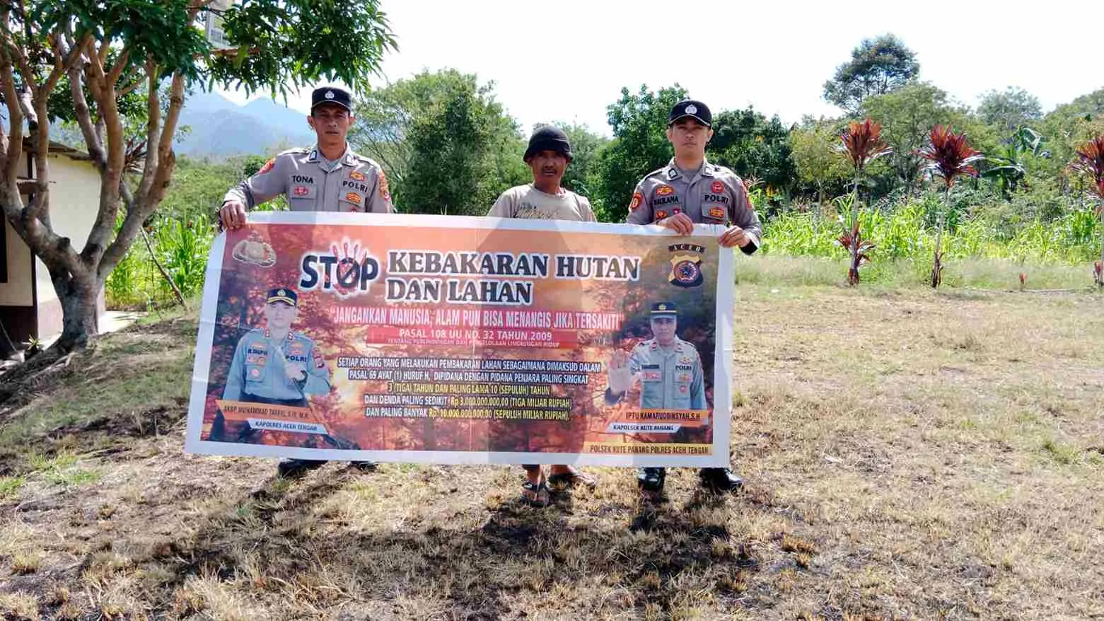 Mulai Cuaca Panas dan Musim Kemarau, Polres Aceh Tengah Konsisten Gencarkan Patroli dan Sosialisasi Cegah Karhutla