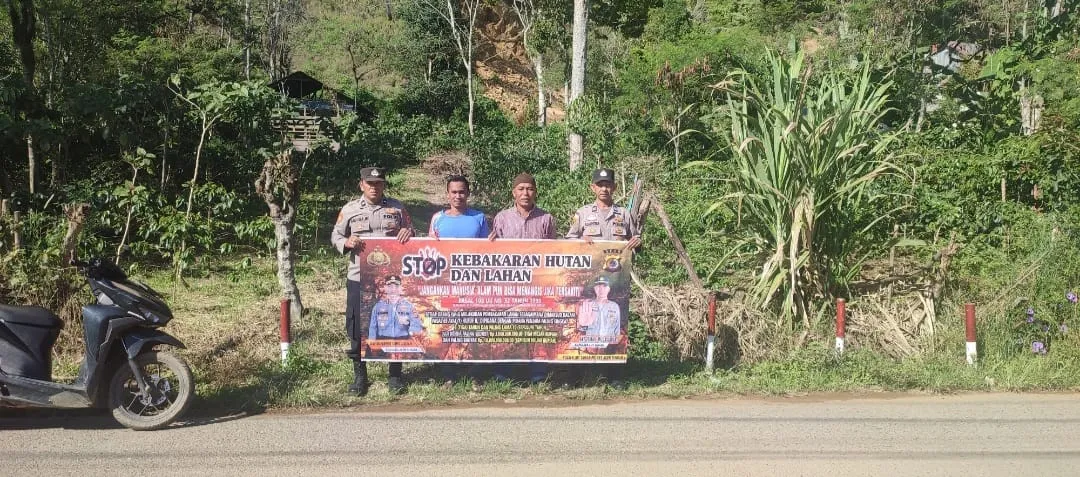 Memasuki Musim Kemarau, Polres Aceh Tengah Konsisten Gencarkan Patroli dan Sosialisasi Cegah Karhutla