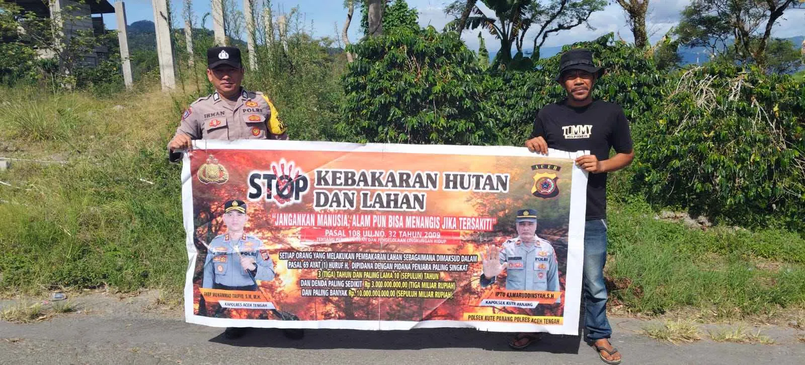 Polres Aceh Tengah Konsisten Gencarkan Patroli Karhutla dan Sosialisasi 