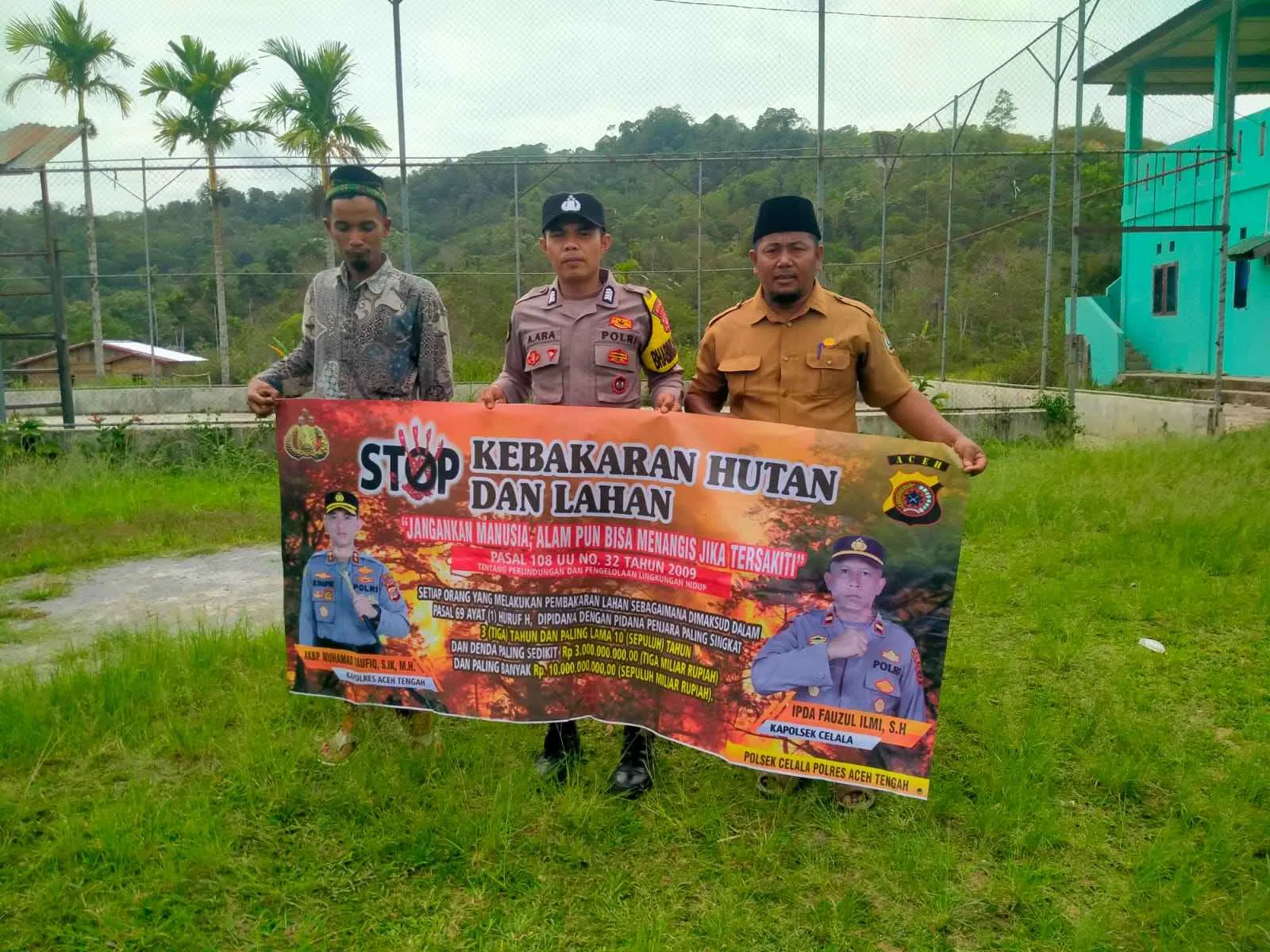  Polres Aceh Tengah Terus Gencarkan Patroli dan Sosialisasi karhutla 