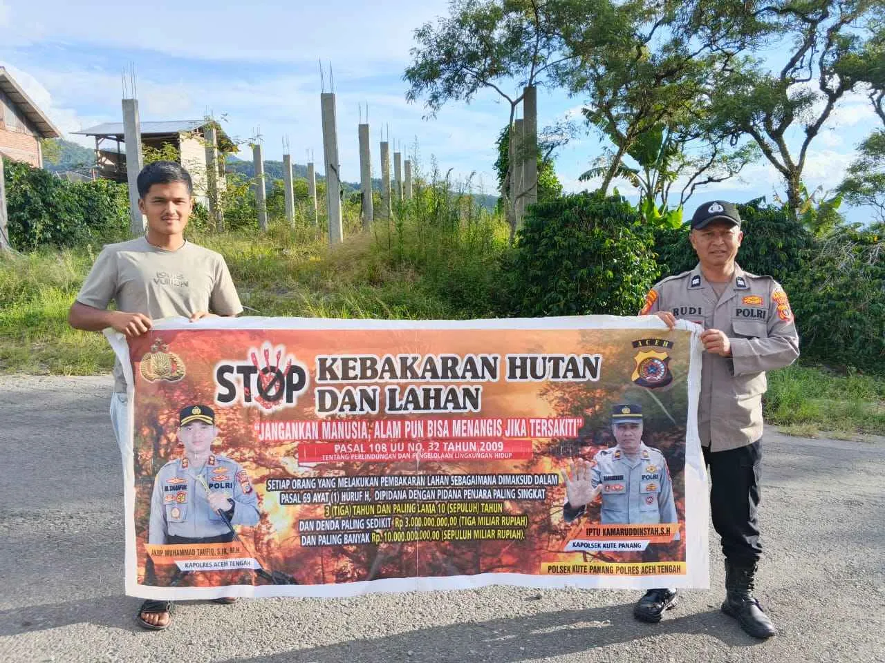 Polres Aceh Tengah Gencarkan Patroli dan Sosialisasi Upaya Cegah Karhutla