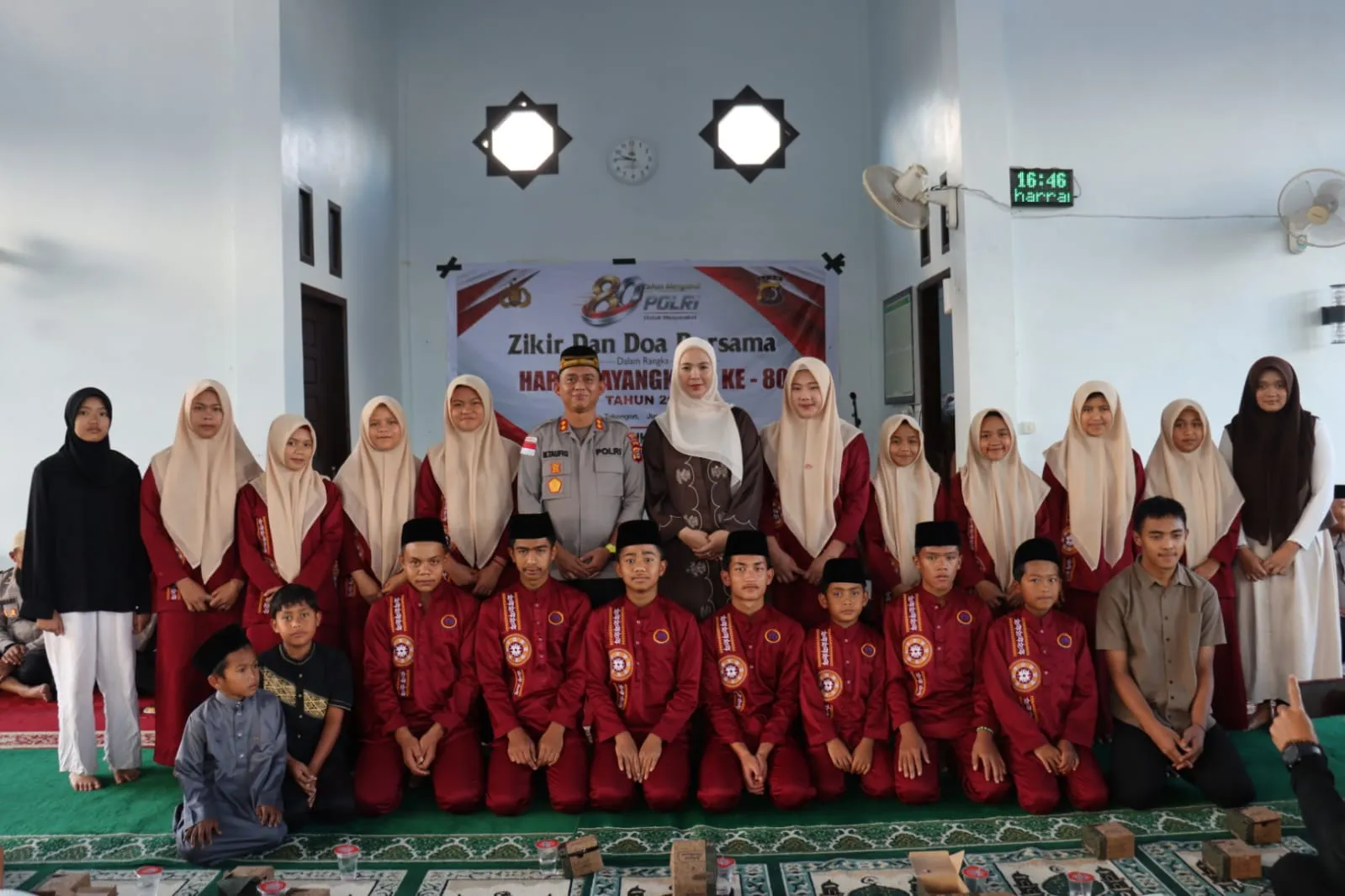 Menggapai Keberkahan di Usia Ke-80 Bhayangkara, Polres Aceh Tengah Gelar Dzikir dan Santunan Anak Yatim
