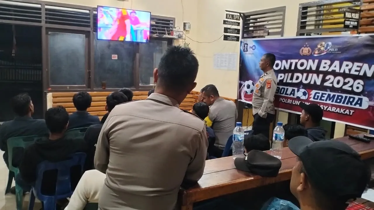 Jajaran Polres Aceh Tengah Gelar Nobar Piala Dunia 2026 Bersama Masyarakat, Pererat Silaturahmi dan Kamtibmas