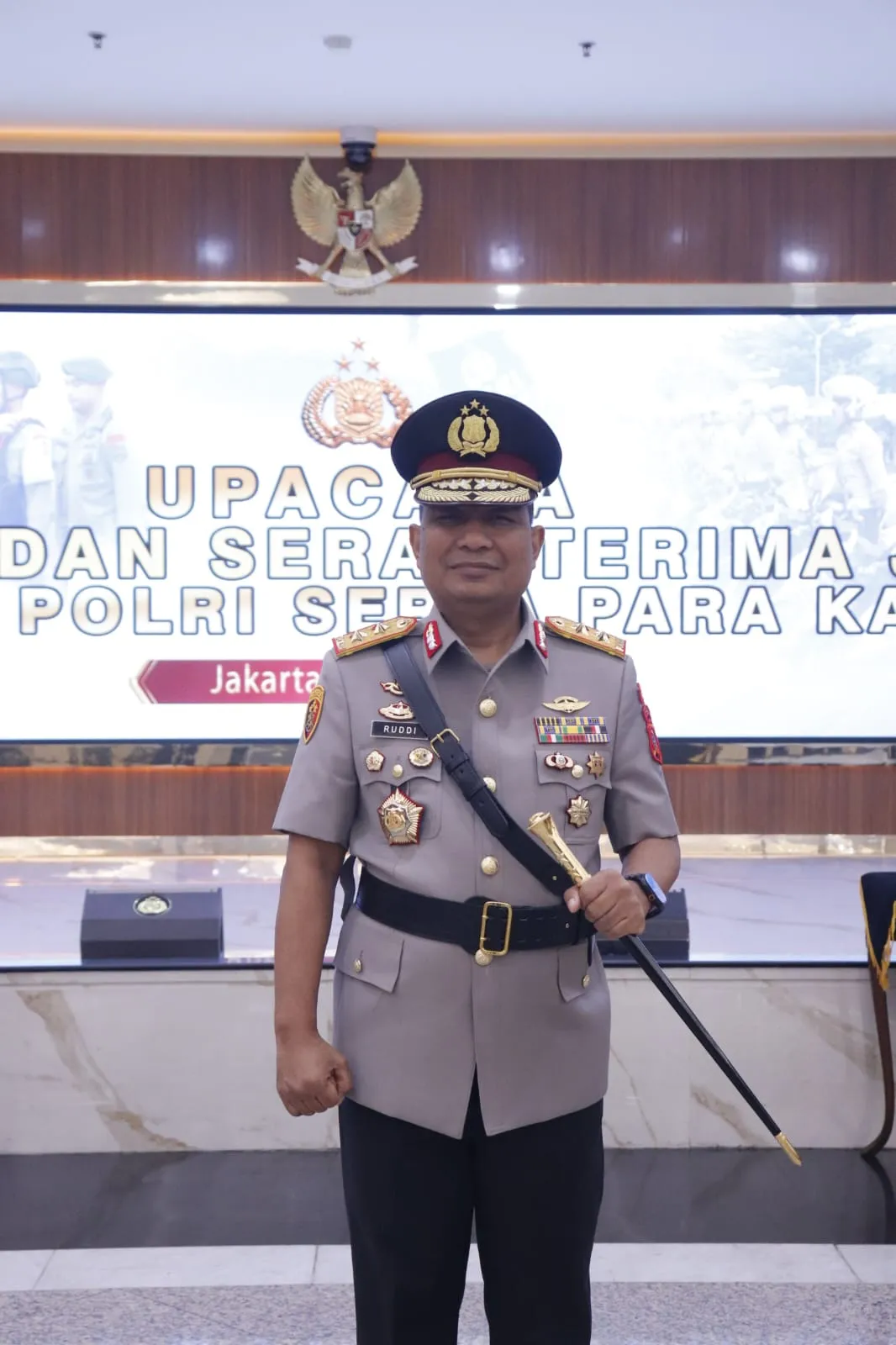 Lantik Irjen Pol. Ruddi Setiawan sebagai Kapolda Aceh  Jakarta 