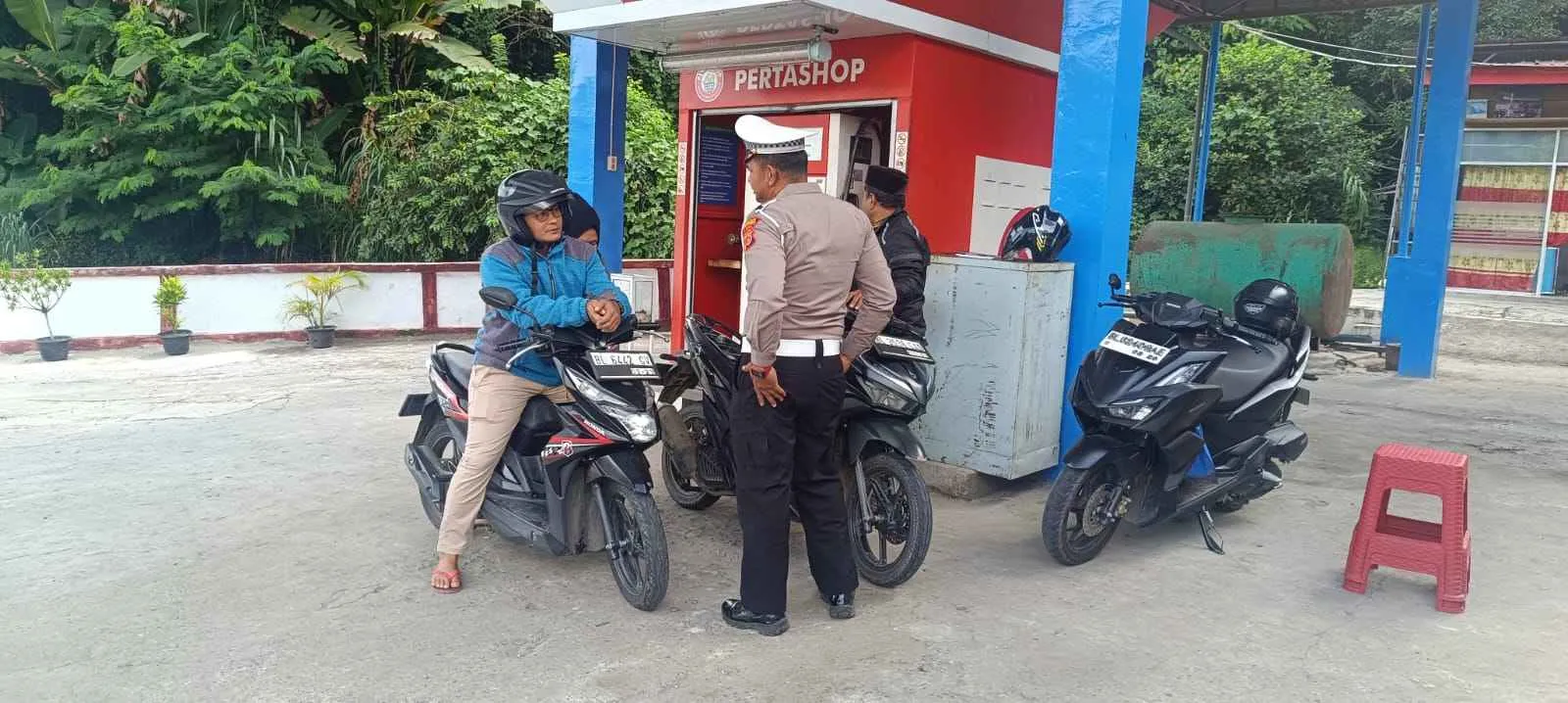 Cegah Penyimpangan Distribusi BBM, Polsek Silih Nara Intensifkan Pengawasan SPBU dan Pertashop