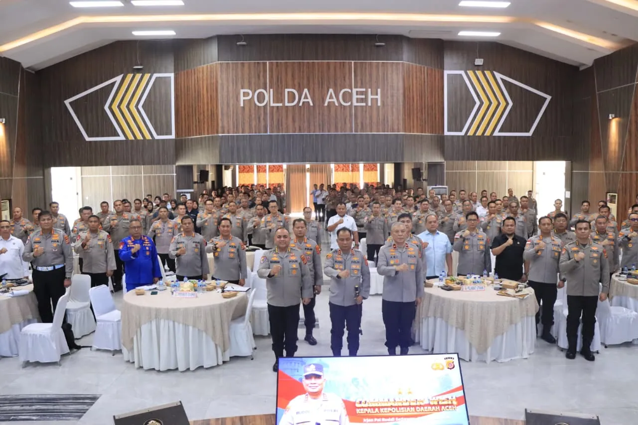 Kapolda Aceh Paparkan Commander Wish sebagai Pedoman Penguatan Kinerja dan Pelayanan Kepolisian