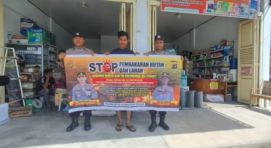 Cegah Karhutla, Polres Aceh Tengah Intensifkan sosialisasi 