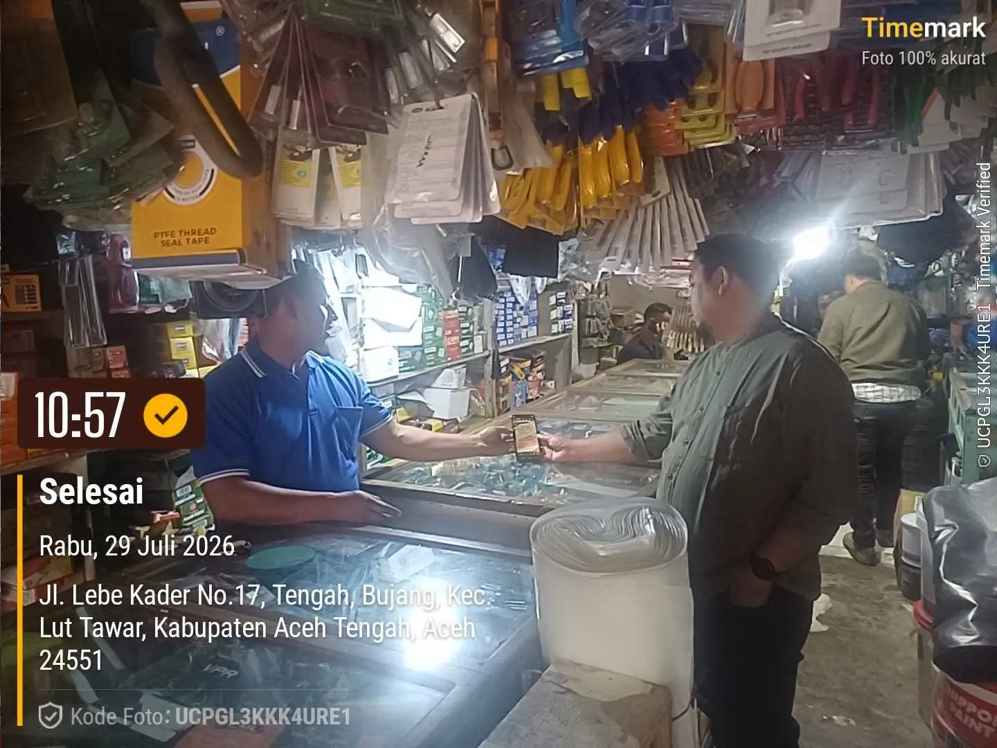 Polres Aceh Tengah Lakukan Monitoring Harga dan Ketersediaan Semen, Imbau Masyarakat Tetap Tenang dan Tidak Melakukan Penimbunan