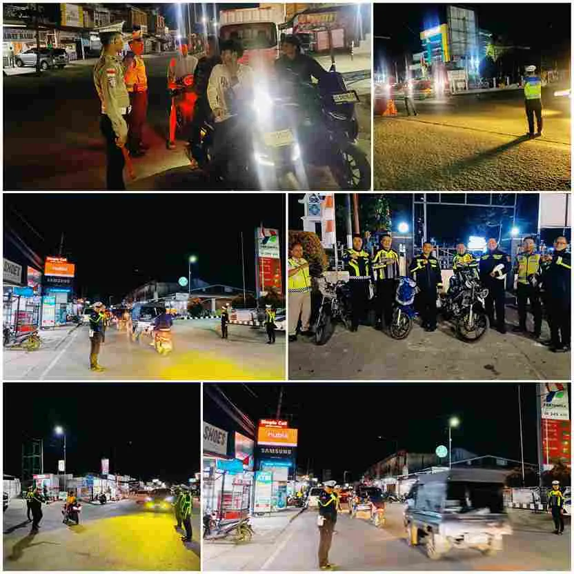 Patroli Humanis Satlantas Aceh Tengah Cegah Balap Liar, Tiga Knalpot Brong Diamankan