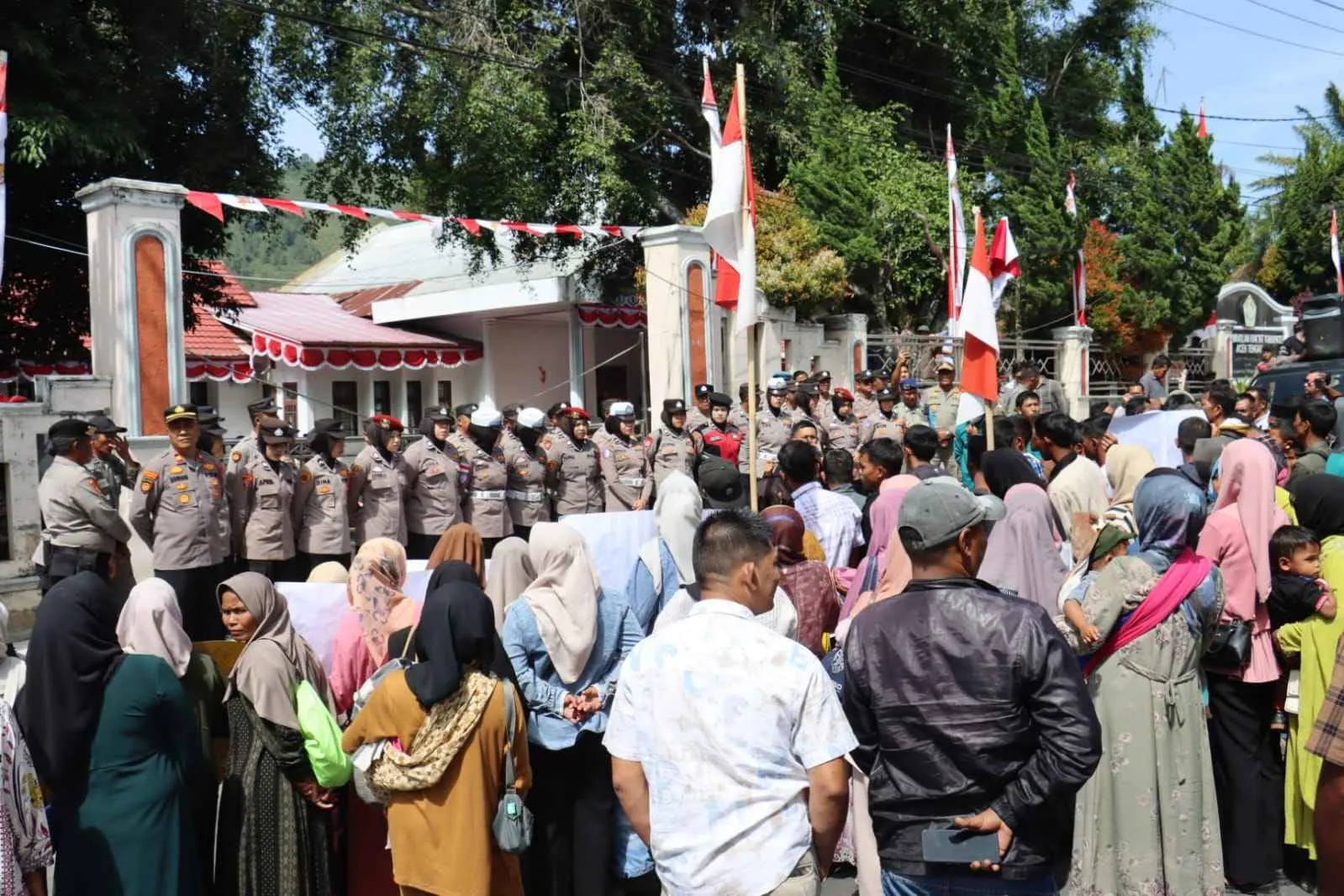 Polres Aceh Tengah Amankan Aksi Unras Formasket, Berjalan Aman dan Kondusif