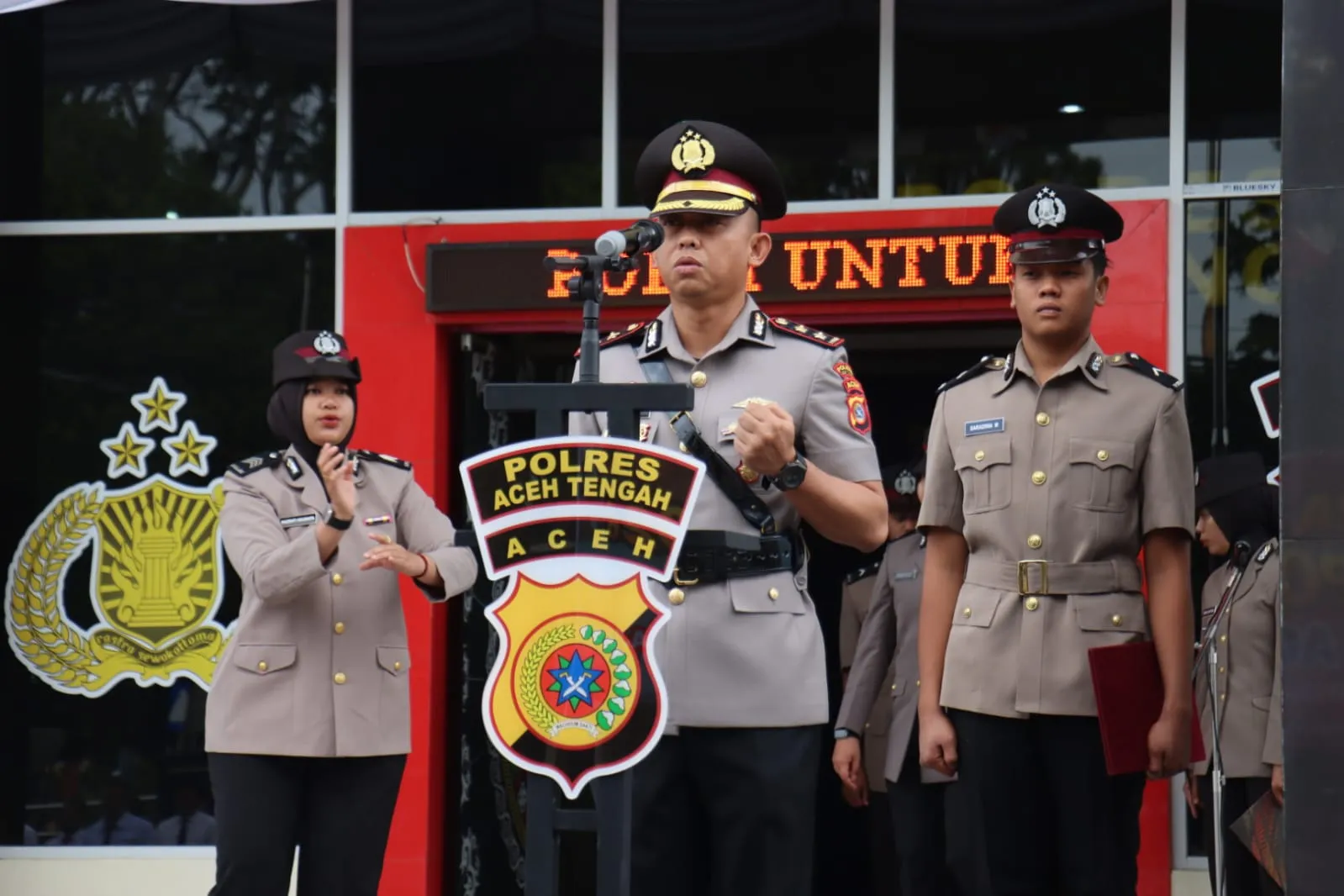 Polres Aceh Tengah Peringati Hari Juang Polri, Kapolres Tanamkan Nilai-Nilai Patriotisme