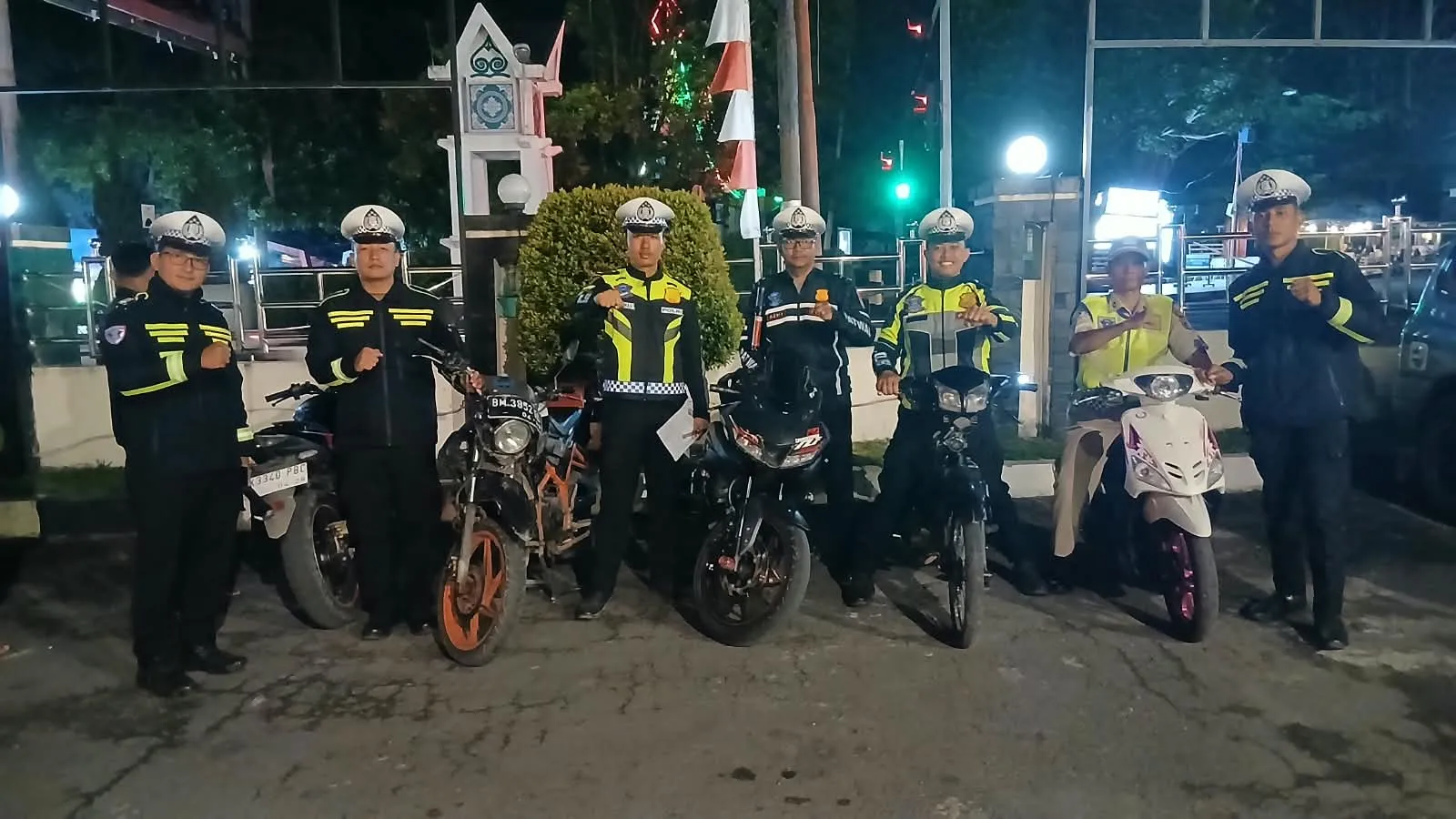 Jaga Kondusifitas, Patroli Perintis Presisi Polres Aceh Tengah Sasar SPBU dan Titik Strategis