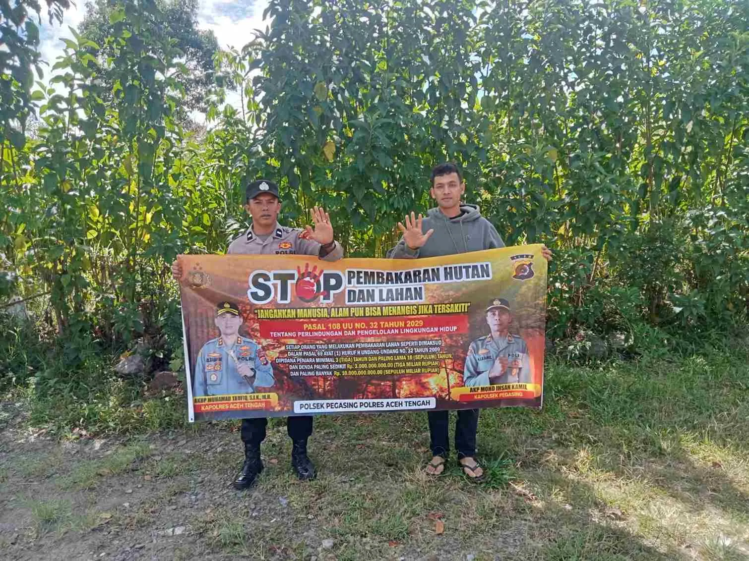 Cegah Karhutla Polres Aceh Tengah Rutin Gencarkan Patroli dan Sosialisasi Kepada Masyarakat