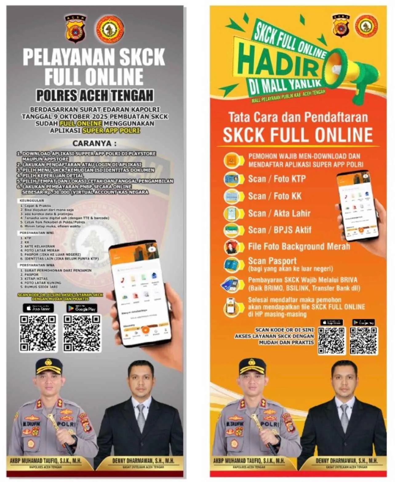 KINI PELAYANAN SKCK SAT INTELKAM POLRES ACEH TENGAH HADIR DI MALL PELAYANAN PUBLIK 