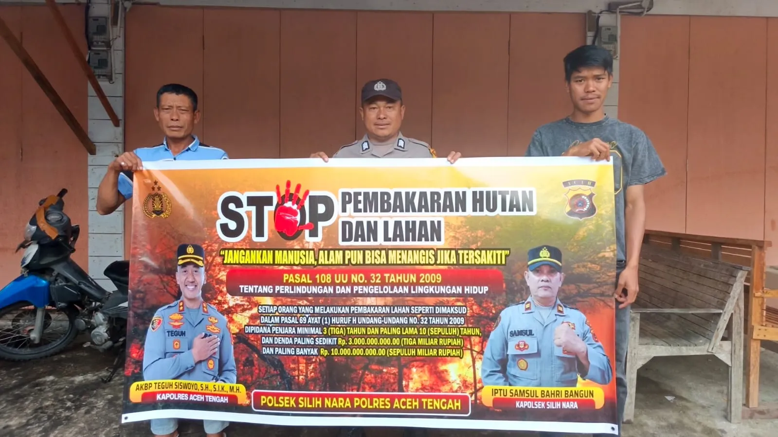Cegah Karhutla, Polres Aceh Tengah Terus  Patroli dan Sosialisasi
